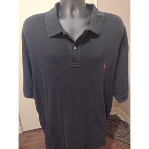 Polo Ralph Lauren Polo Shirt 2XB 2XL XXL 2X Big Black Red Pony Rugby Outdoors